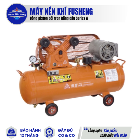 MÁY NÉN KHÍ KIỂU PISTON BÔI TRƠN BẰNG DẦU SERIES A