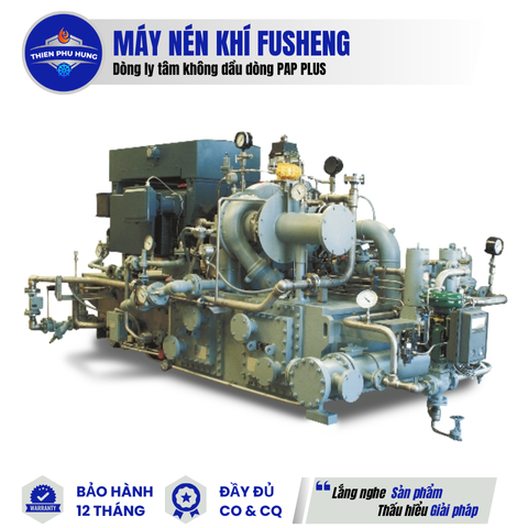 MÁY NÉN KHÍ LY TÂM KHÔNG DẦU DÒNG PAP PLUS FUSHENG