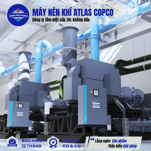 MÁY NÉN KHÍ LY TÂM MỘT CẤP ZHL ATLAS COPCO