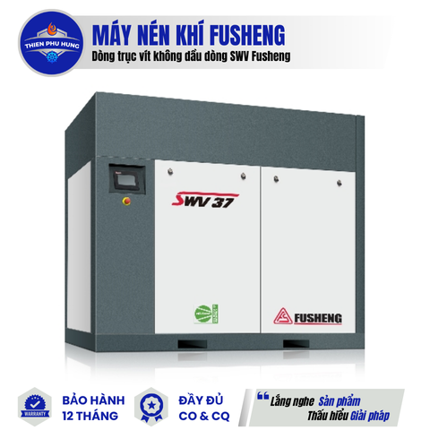 MÁY NÉN KHÍ TRỤC VÍT KHÔNG DẦU DÒNG SWV
