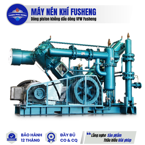 MÁY NÉN KHÍ PISTON KHÔNG DẦU DÒNG VFW FUSHENG