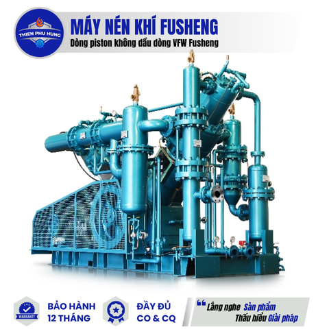 MÁY NÉN KHÍ PISTON KHÔNG DẦU DÒNG VFW FUSHENG
