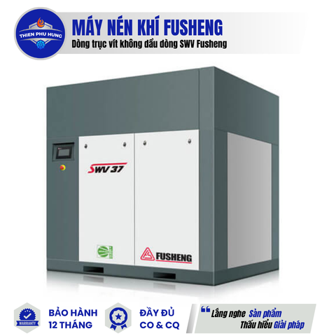 MÁY NÉN KHÍ TRỤC VÍT KHÔNG DẦU DÒNG SWV