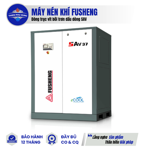 MÁY NÉN KHÍ TRỤC VÍT BÔI TRƠN DẦU DÒNG SAV