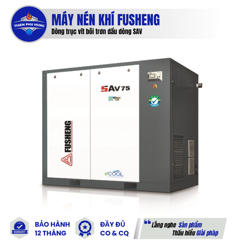 MÁY NÉN KHÍ TRỤC VÍT BÔI TRƠN DẦU DÒNG SAV
