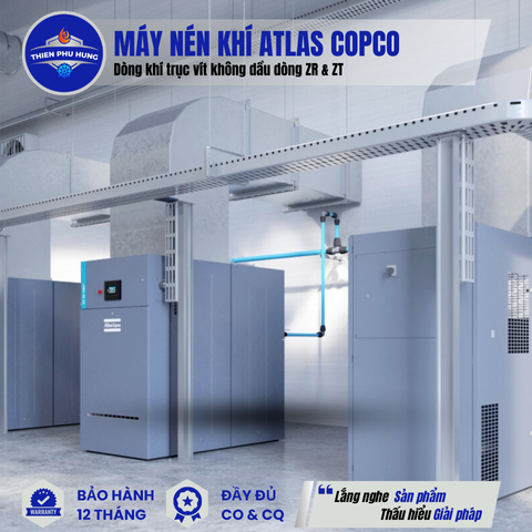 MÁY NÉN KHÍ TRỤC VÍT KHÔNG DẦU DÒNG ZR & ZT