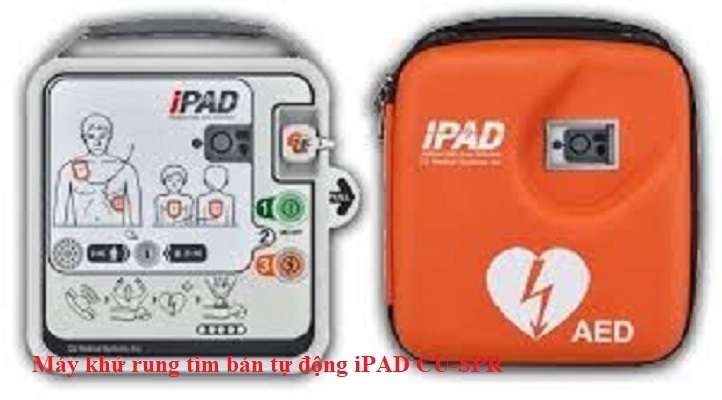 Máy khử rung tim bán tự động iPAD CU-SPR chính hãng, giá tốt nhất