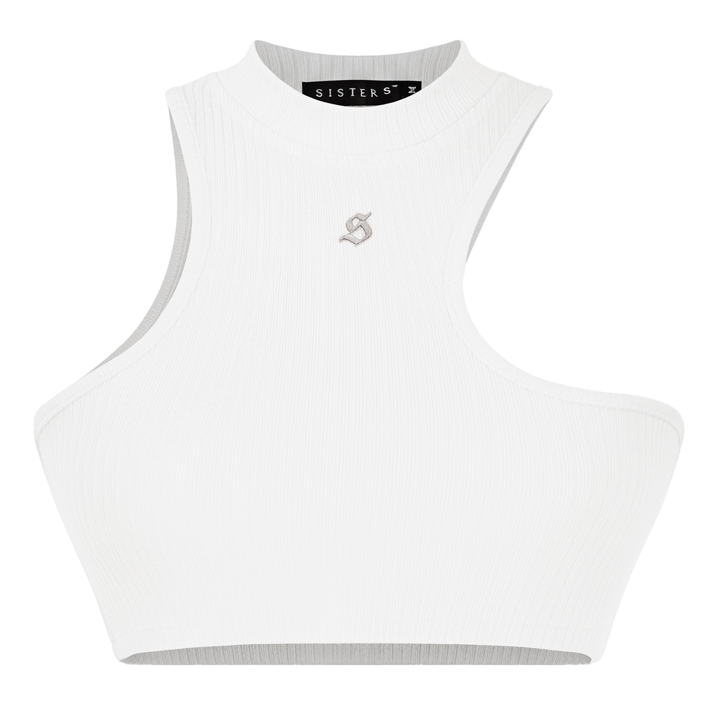 SISTERS Set áo len xẻ cổ váy lưng lật Lottie