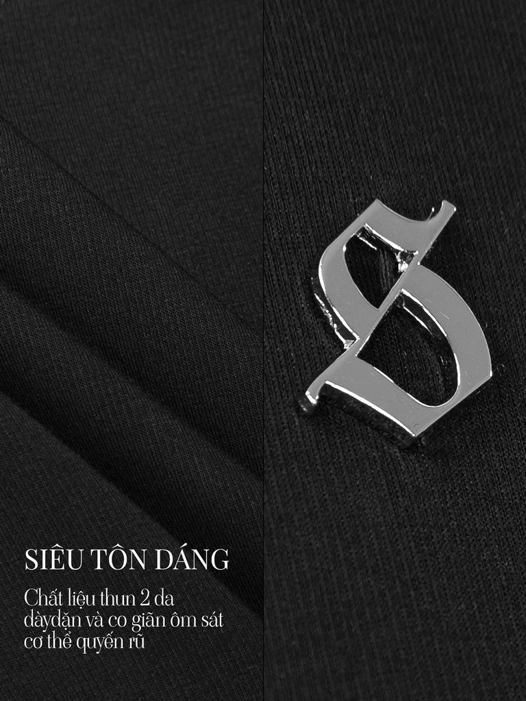 SISTERS Áo croptop hai dây Petal - Trắng