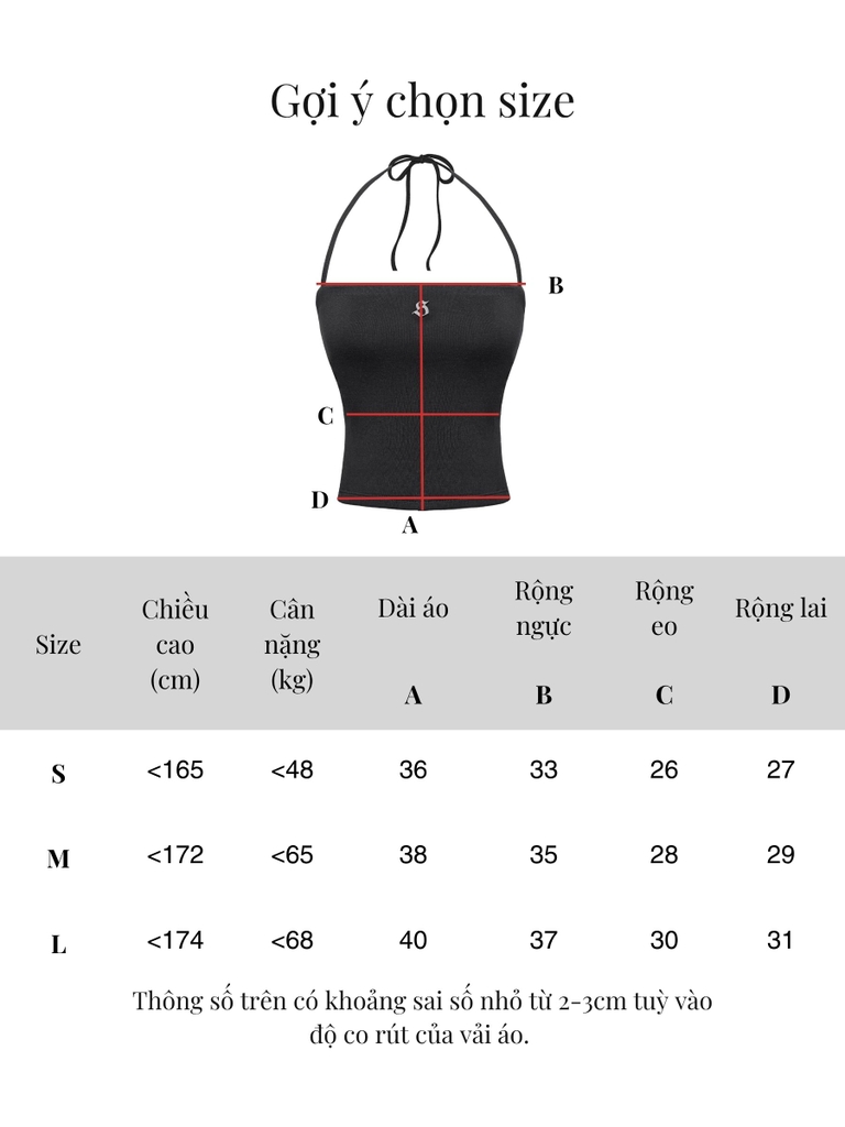 SISTERS Áo croptop cúp ngực hở lưng Dionne - Trắng