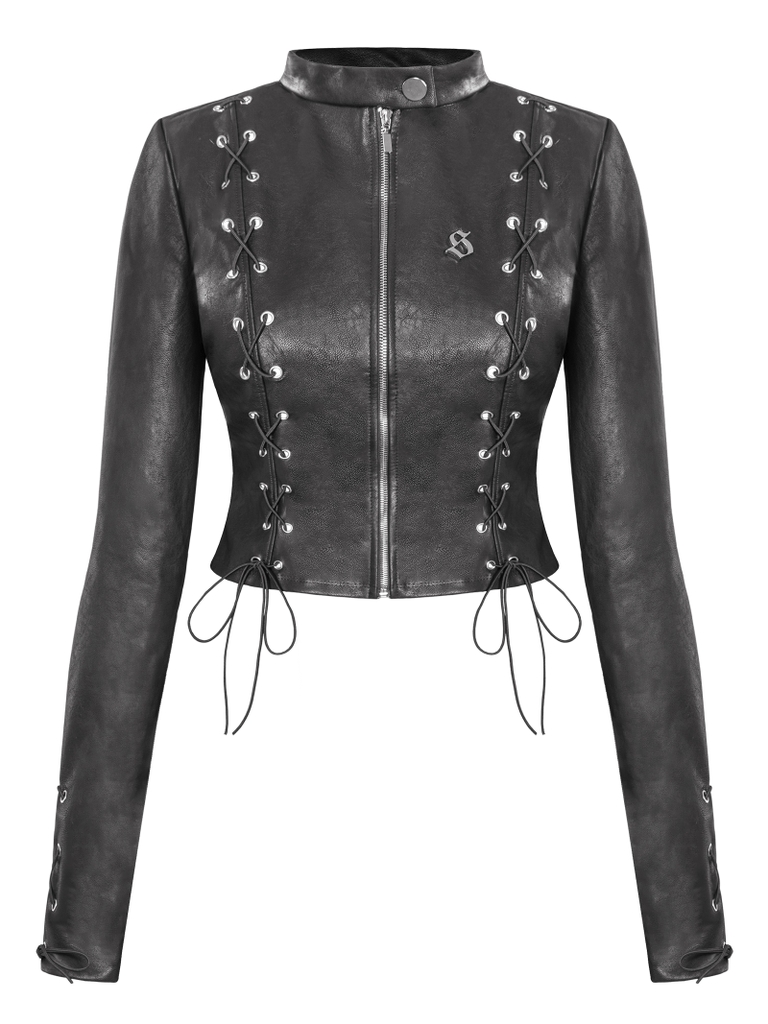 SISTERS Áo khoác da Georgina