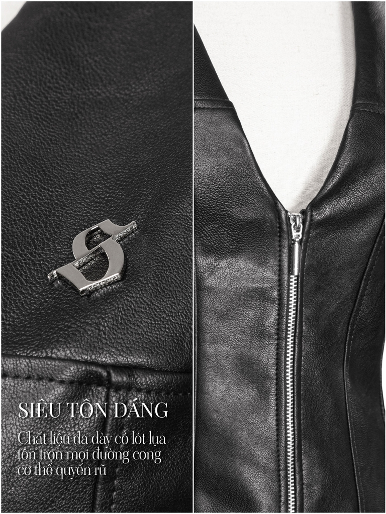 SISTERS Áo khoác da Louise