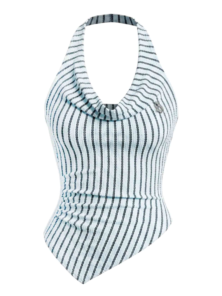 SISTERS Áo croptop yếm vạt chéo Byte