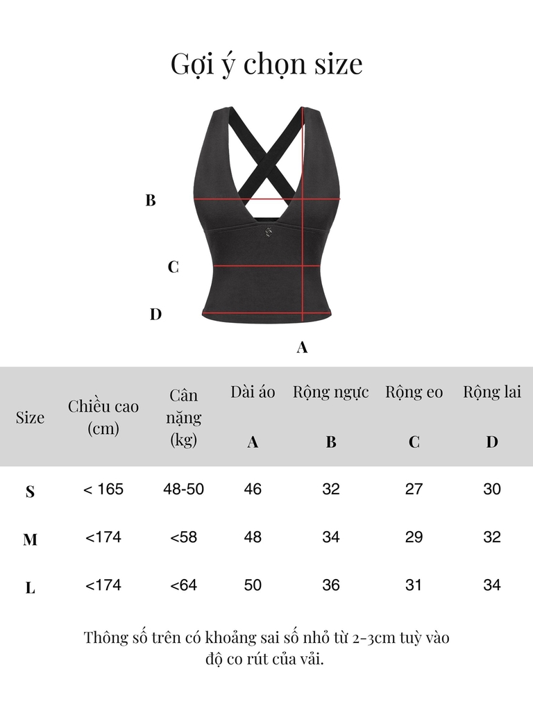 SISTERS Áo croptop đan chéo lưng Franny - Trắng