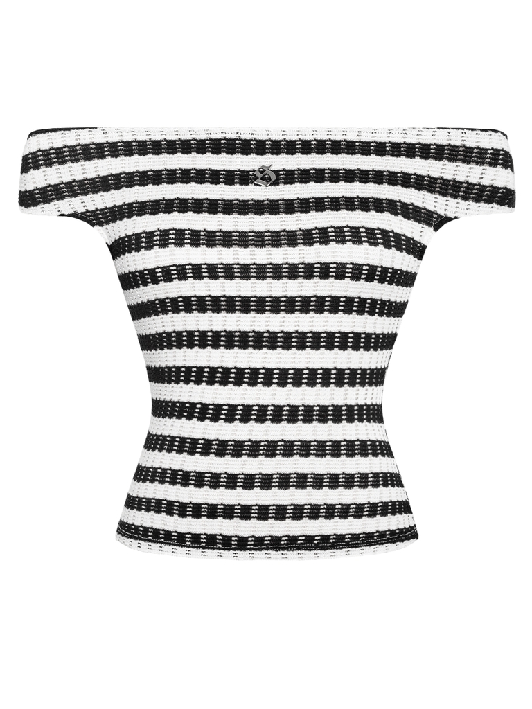 SISTERS Áo dệt len trễ vai Arlo