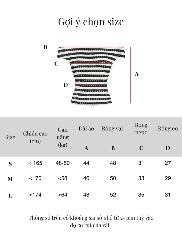 SISTERS Áo dệt len trễ vai Arlo