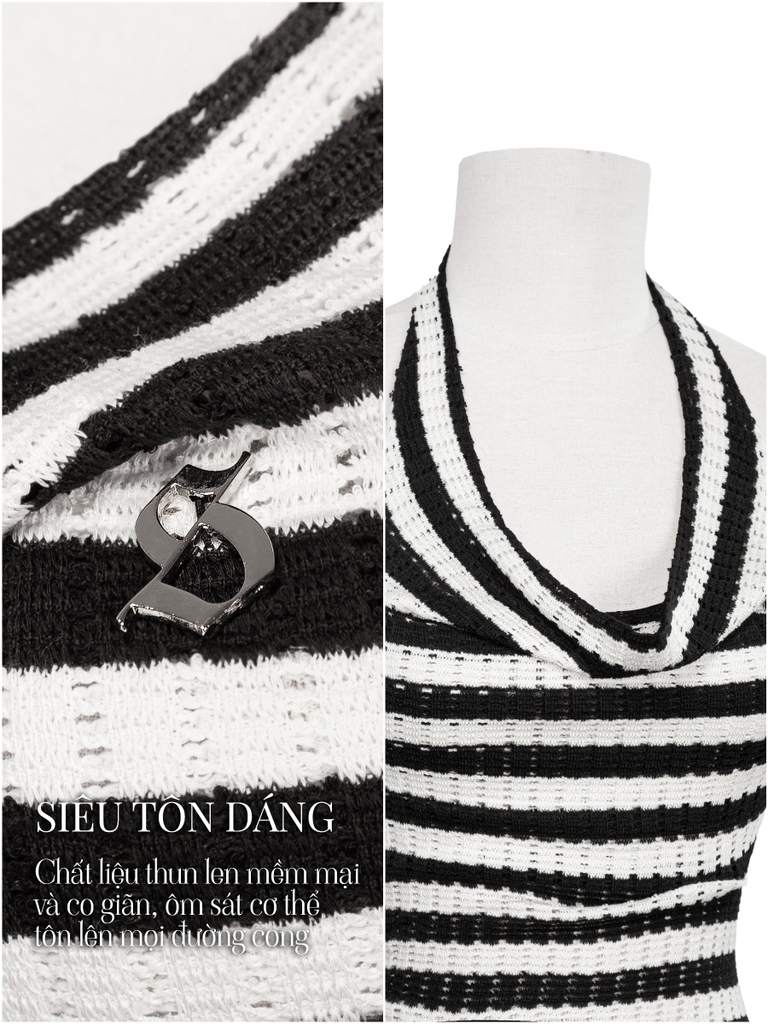 SISTERS Áo croptop yếm vạt chéo Jane