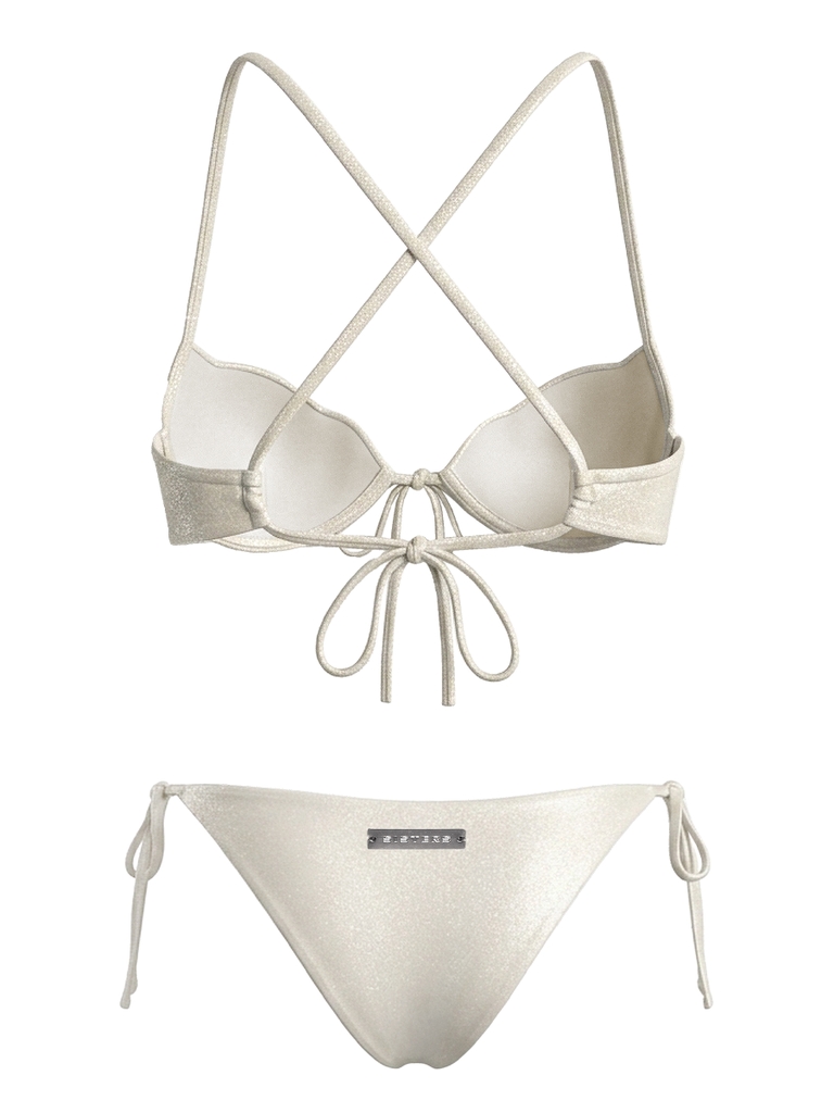 SISTERS Bikini 2 mảnh vỏ sò Pia - Kem