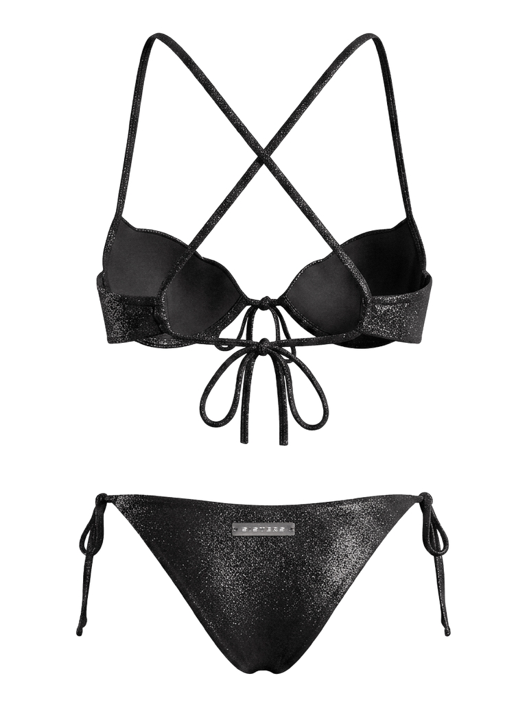 SISTERS Bikini 2 mảnh vỏ sò Pia - Đen