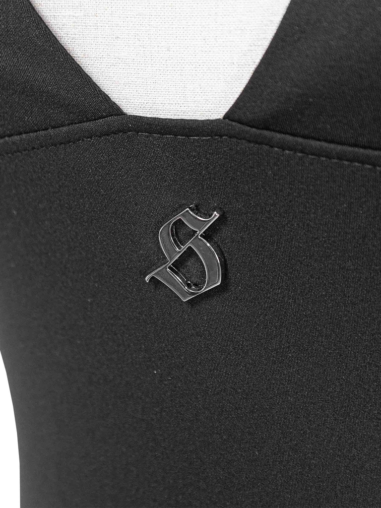 SISTERS Bodysuit cổ yếm lưng thấp Orion