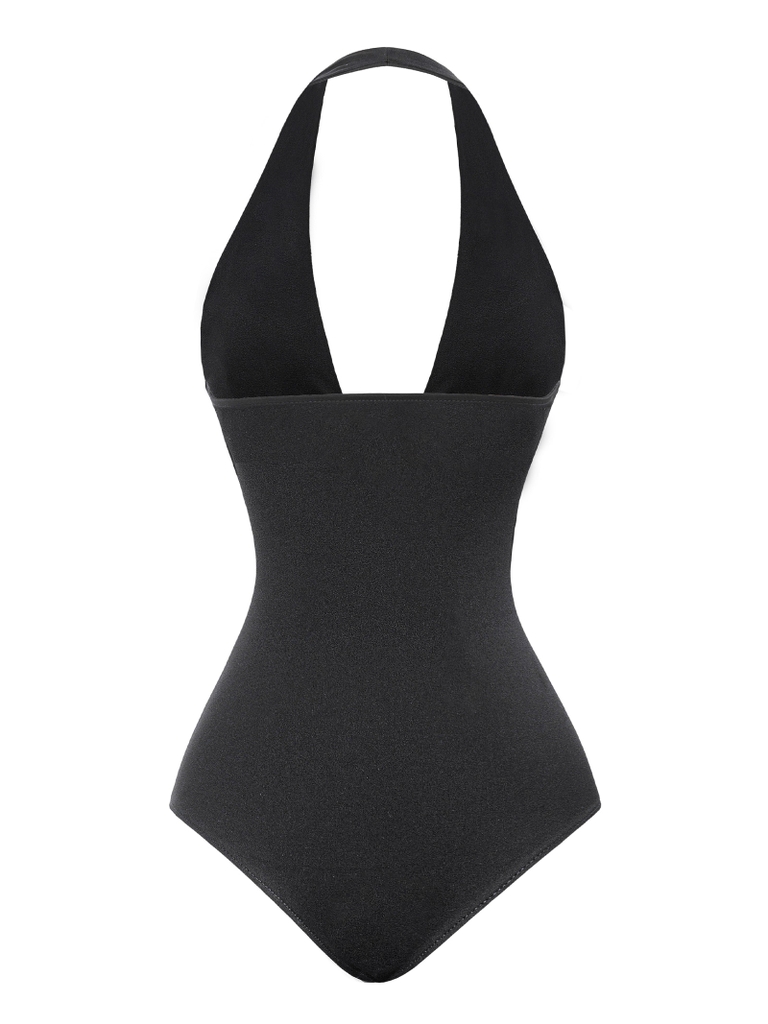 SISTERS Bodysuit cổ yếm lưng thấp Orion