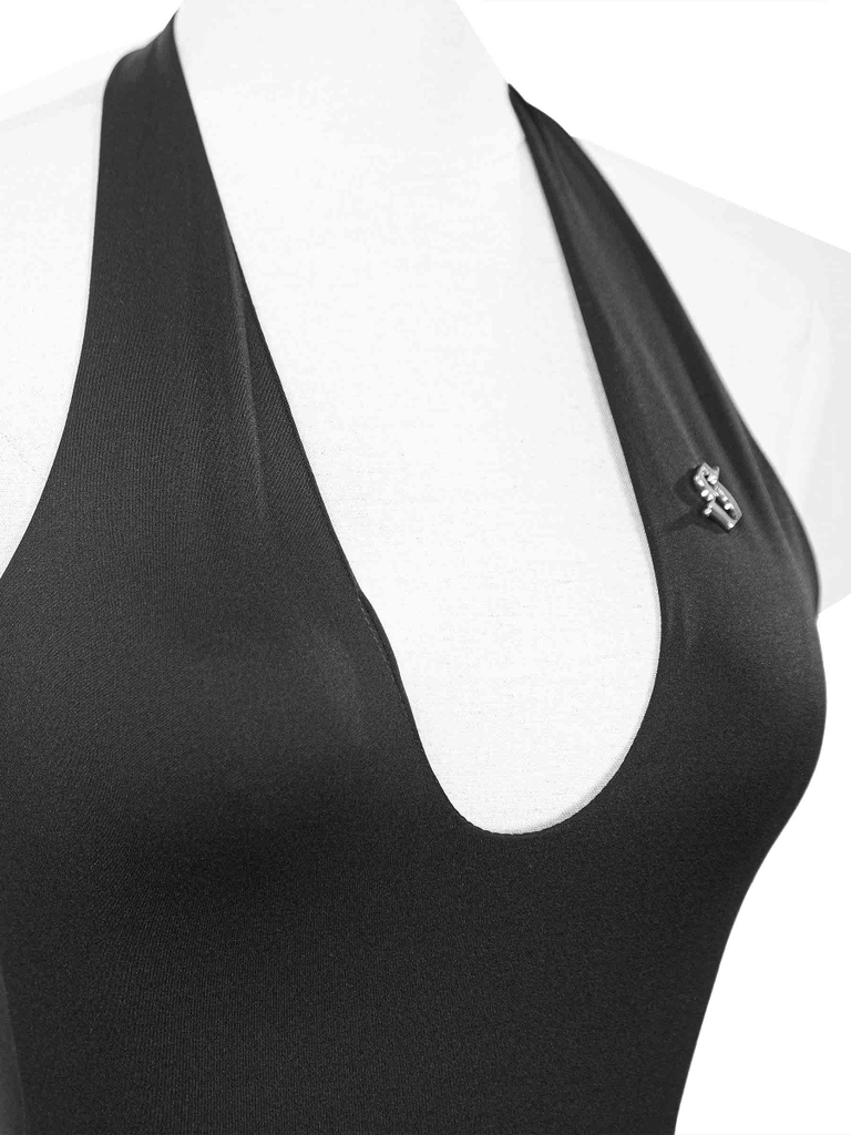 SISTERS Bodysuit cổ yếm khoét ngực Polaris
