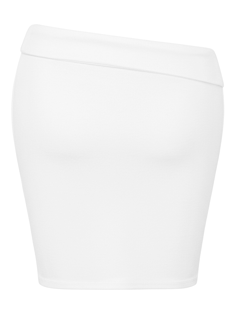 SISTERS Chân váy lửng xéo hông Valentina - Trắng