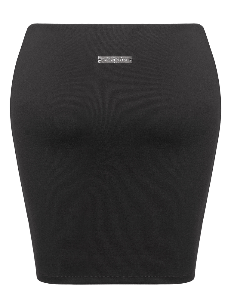 SISTERS Chân váy lửng cut-out hông Ursula - Đen