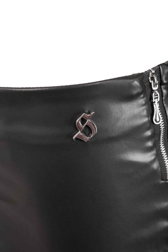 SISTERS Chân váy da Mini Skirt Keely - Đỏ