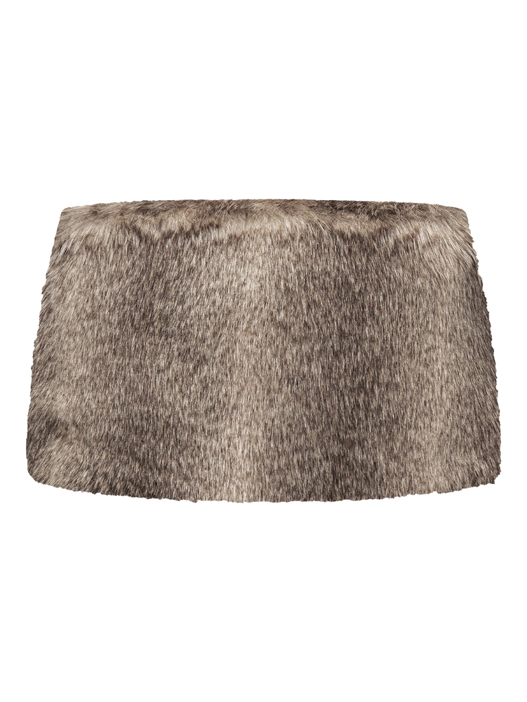 SISTERS Chân váy lông Hattie - Nâu