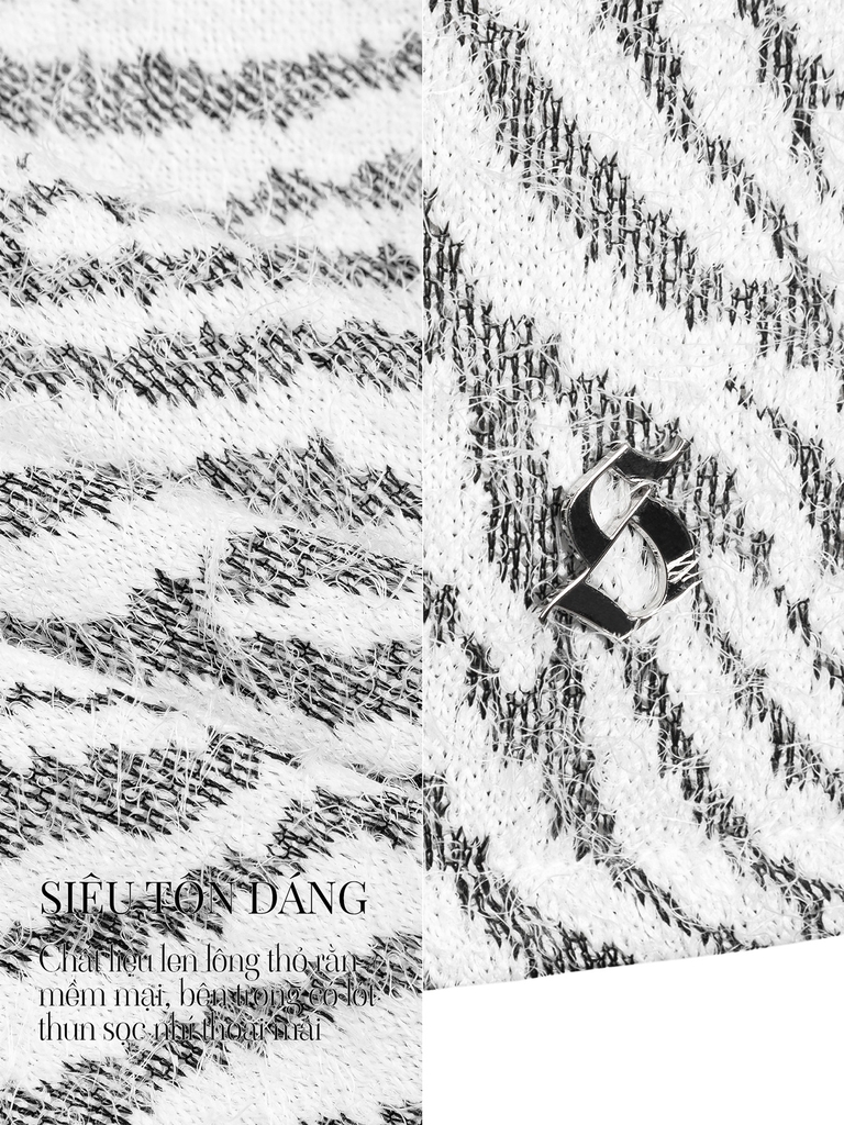 SISTERS Chân váy len lông thỏ Noctis