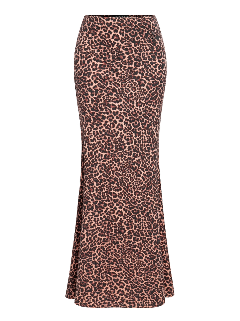 SISTERS Chân váy dài da beo - Leopard