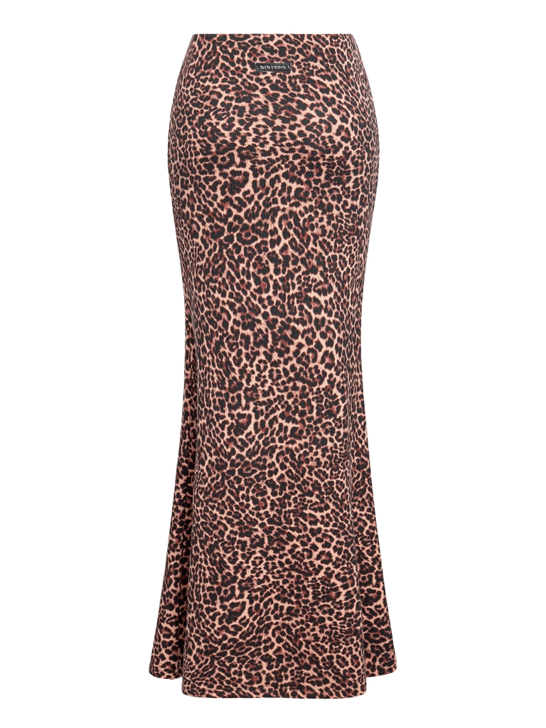 SISTERS Chân váy dài da beo - Leopard