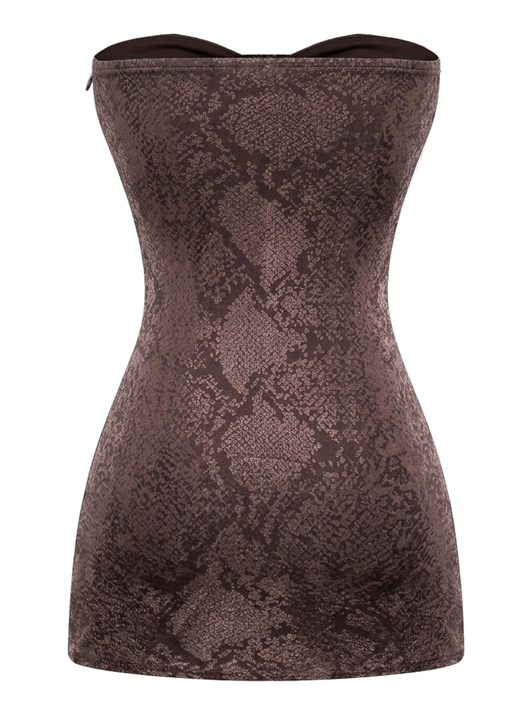 SISTERS Xiomara Dress - Nâu