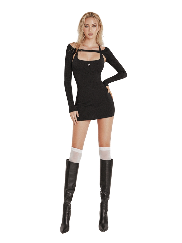 SISTERS Váy đầm body kèm áo khoác Clarissa