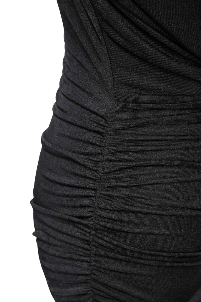 SISTERS Váy đầm body cổ đổ Anise