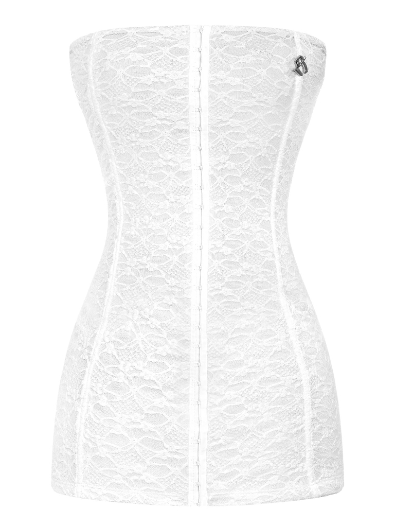 SISTERS Váy đầm body ren phối móc cài Benedicta