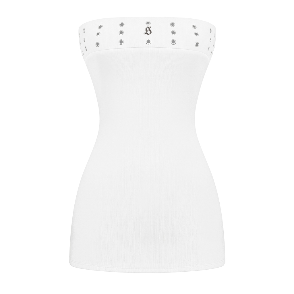 SISTERS Váy đầm body cúp ngực Sabrina - Trắng