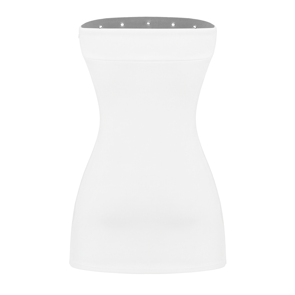 SISTERS Váy đầm body cúp ngực Sabrina - Trắng