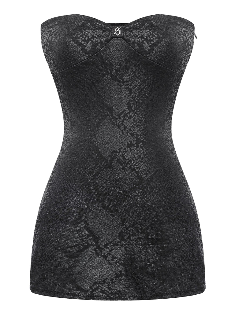 SS-D119 Xiomara Dress - Đen