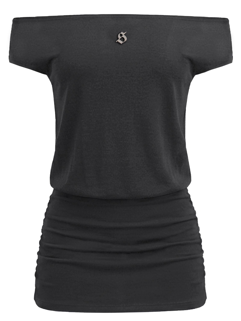 SISTERS Váy đầm body trễ vai Aine - Đen