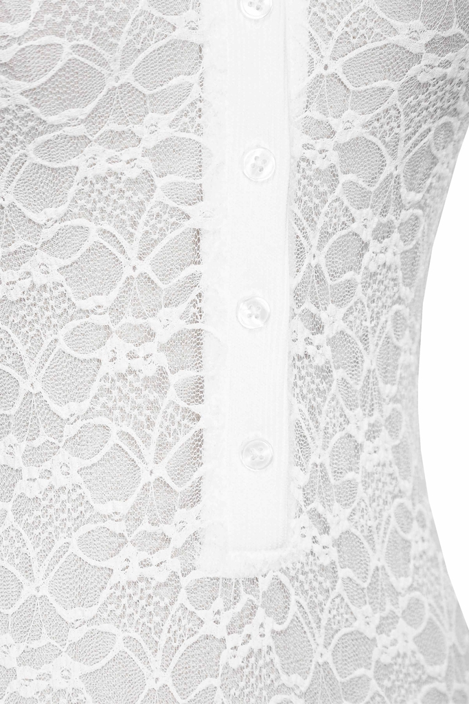 SISTERS Váy đầm body phối ren xuyên thấu Basil - Đen
