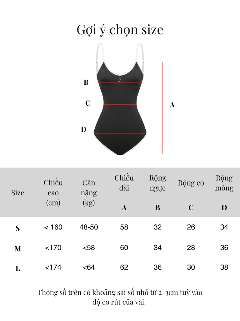 SISTERS Swimsuit phối viền Luciana