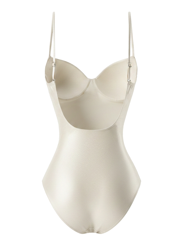 SISTERS Swimsuit ánh kim Elda - Kem