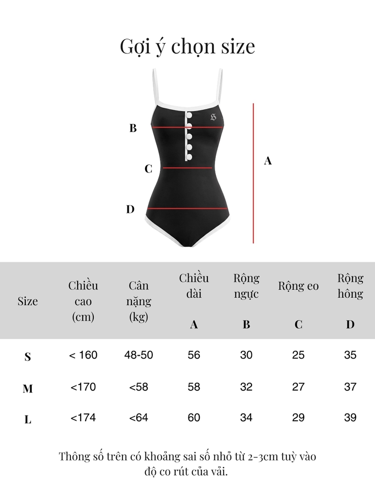 SISTERS Swimsuit cổ điển Ilaria