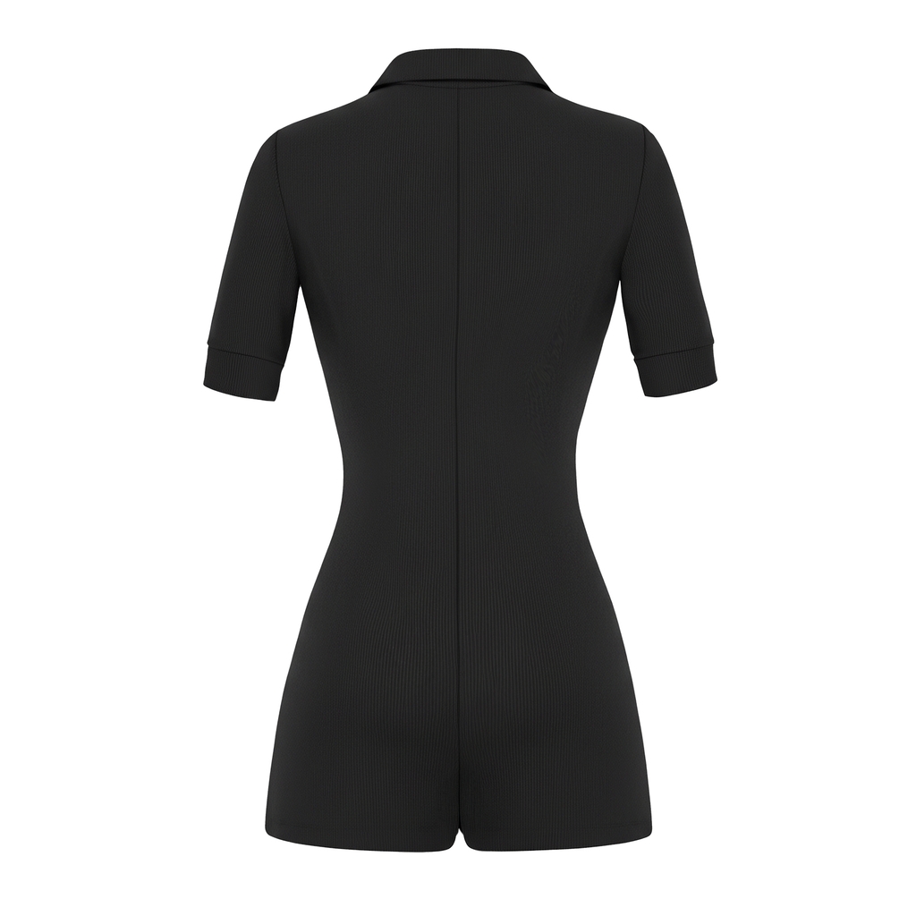 SISTERS Jump đùi cổ bẻ Camill