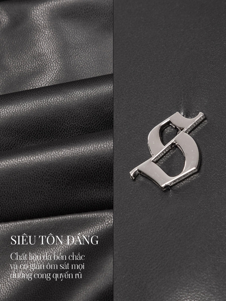 SISTERS Jump đùi da cao cổ Elizabeth