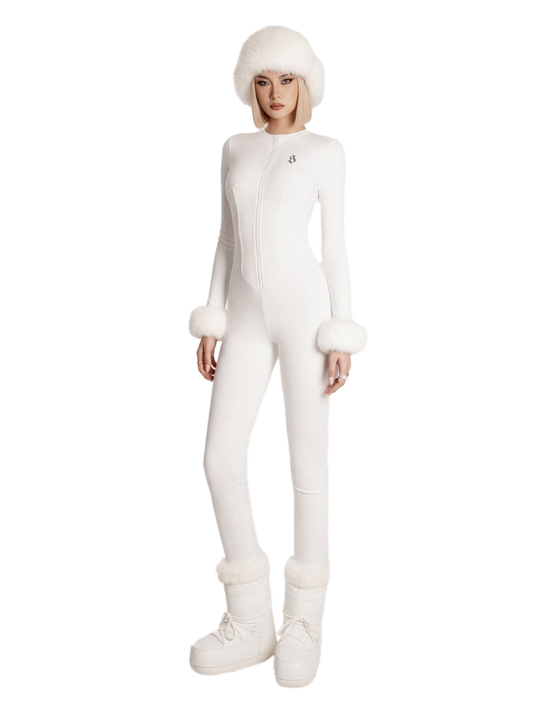 SISTERS Jump quần dài cao cổ Flurry - Trắng