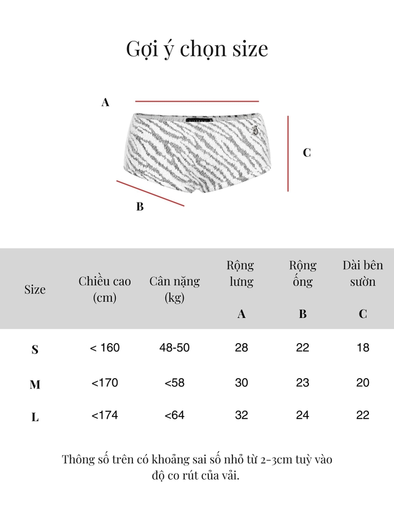 SISTERS Quần đùi mini short len lông thỏ Noctis
