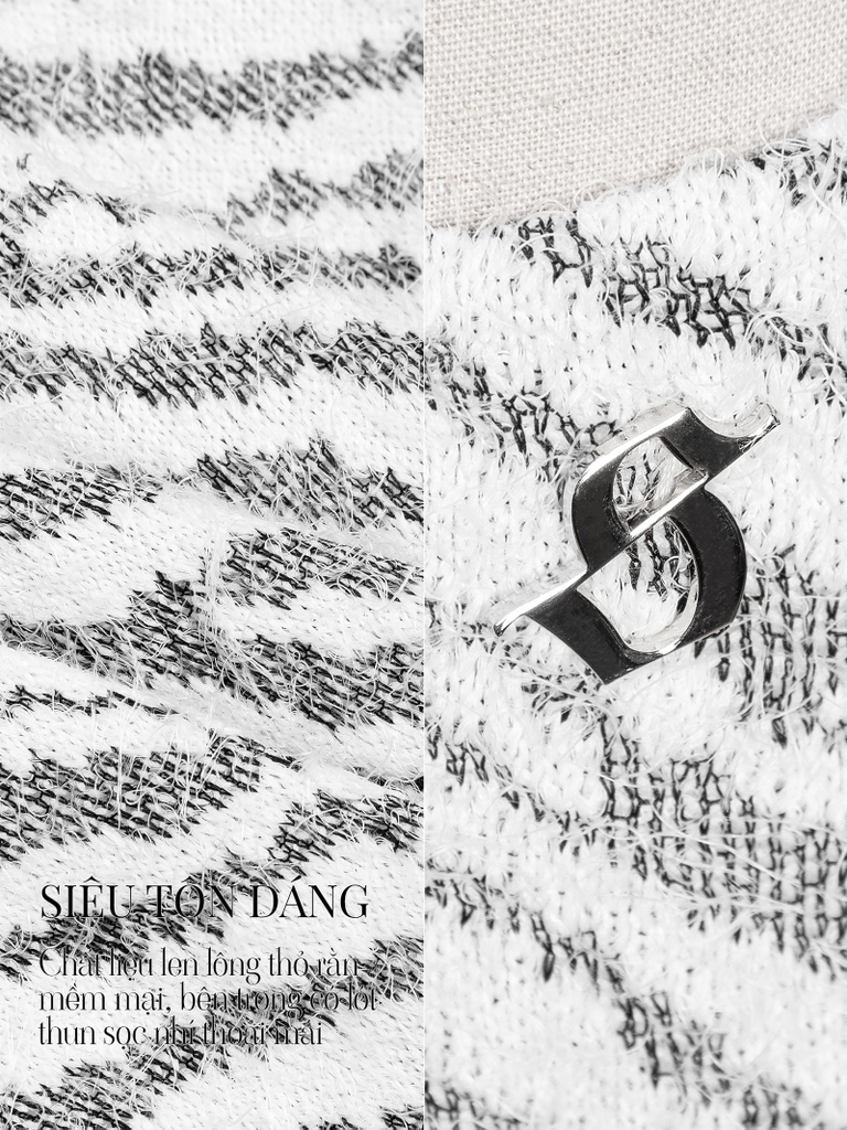 SISTERS Quần đùi mini short len lông thỏ Noctis